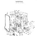 Kenmore 587736612 tub details diagram