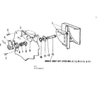 Kenmore 587736612 detergent cup details diagram