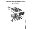 Kenmore 587736710 rack assembly diagram