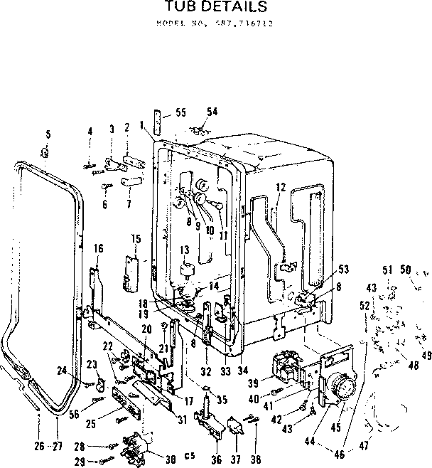 Tub details