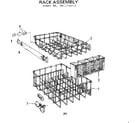 Kenmore 587736712 rack assembly diagram