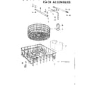 Kenmore 587740000 rack assemblies diagram