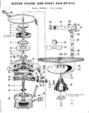Motor, heater, and spray arm details