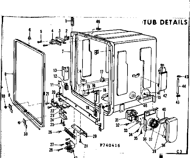Tub details