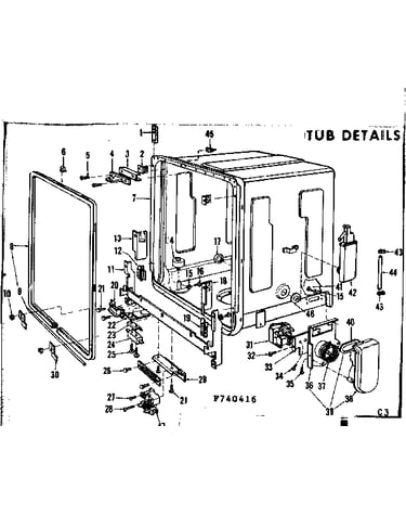 Tub details