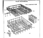 Kenmore 587741000 rack assemblies diagram