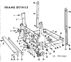 Kenmore 587741004 frame details diagram