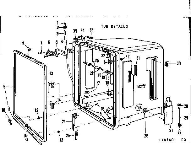 Tub details