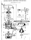 Motor, heater, and spray arm details