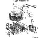 Kenmore 587741206 rack assembly diagram