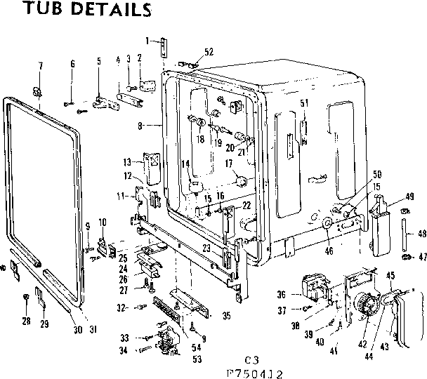 Tub details