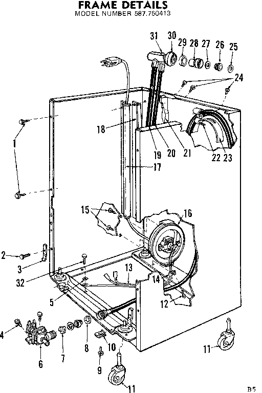 Frame details
