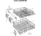 Kenmore 587750413 rack assemblies diagram