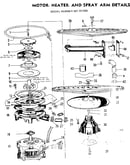 Motor, heater and spray arm details