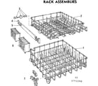 Kenmore 587751200 rack assemblies diagram