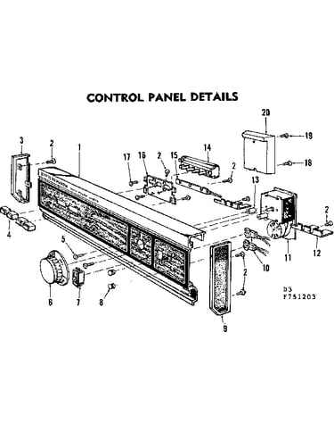 Control panel details