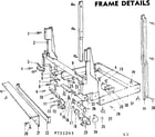 Kenmore 587751203 frame details diagram