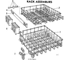 Kenmore 587751203 rack assemblies diagram