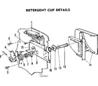 Kenmore 587760000 detergent cup details diagram