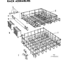 Kenmore 587760212 rack assemblies diagram