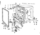 Kenmore 587760310 tub details diagram