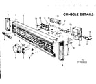 Kenmore 587760412 console details diagram