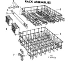 Kenmore 587760412 rack assemblies diagram