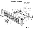 Kenmore 587760413 console details diagram