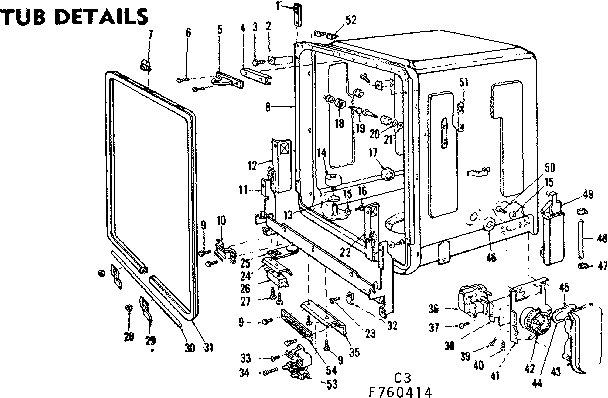 Tub details