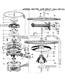 Motor, heater, and spray arm details