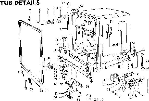 Tub details