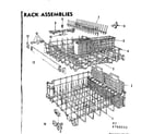 Kenmore 587760512 rack assemblies diagram