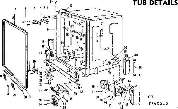 Tub details