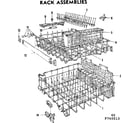 Kenmore 587760513 rack assemblies diagram