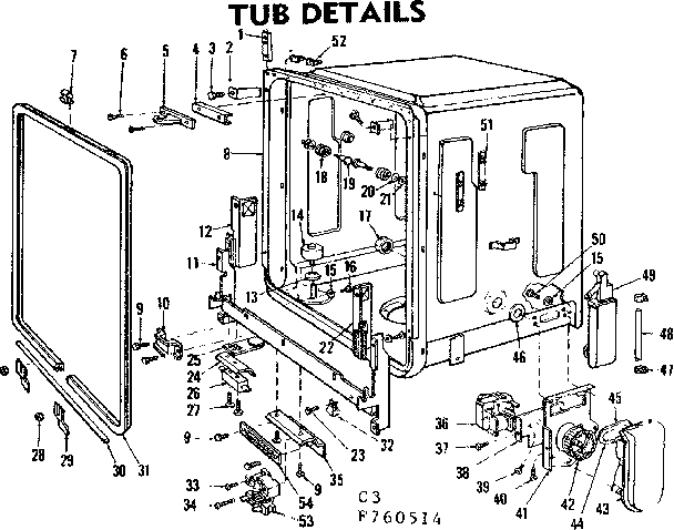 Tub details
