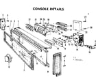 Kenmore 587760614 console details diagram