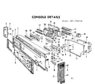 Kenmore 587760710 console details diagram