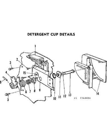 Detergent cup