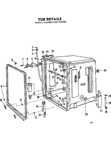 Tub asm