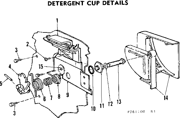 Detergent cup details