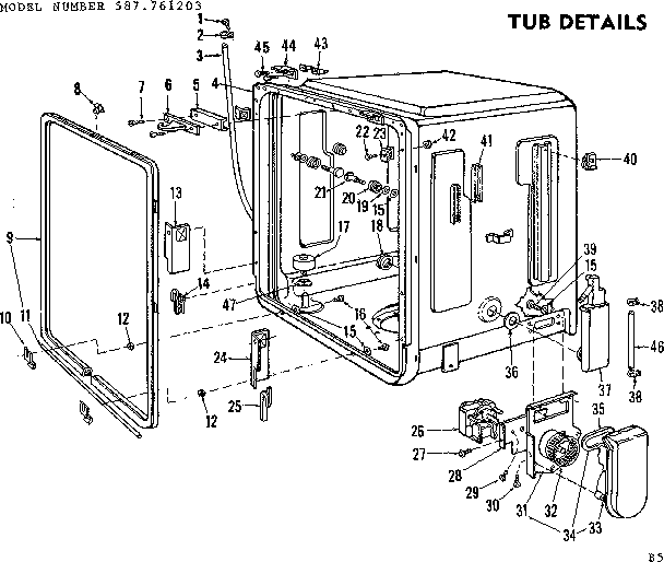 Tub details