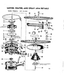 Motor, heater & spray arm details