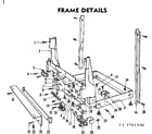 Kenmore 587761500 frame assembly diagram