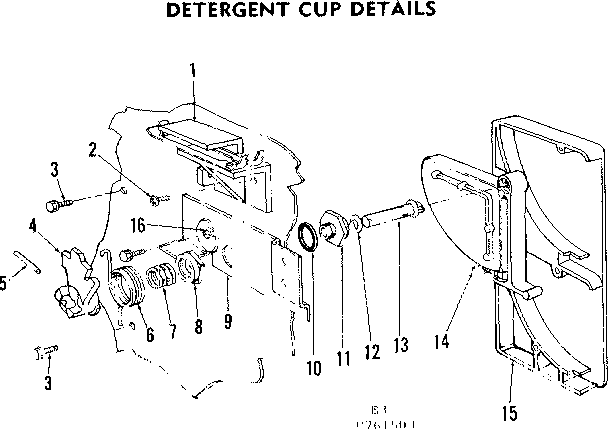 Detergent cup details