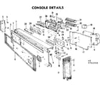 Kenmore 587761504 console details diagram