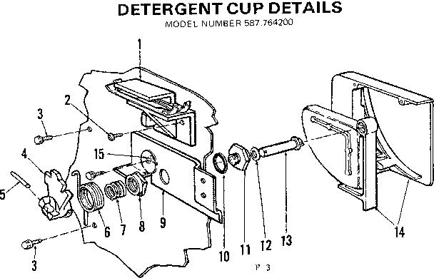 Detergent cup details