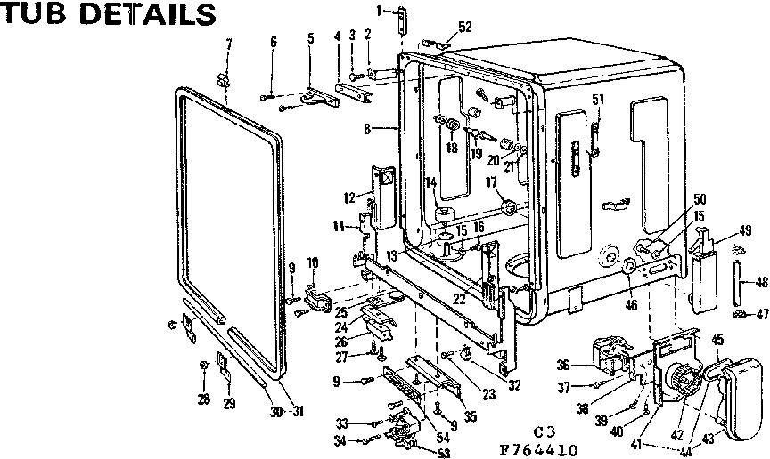 Tub details