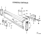 Kenmore 587770000 console details diagram