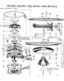 Motor heater spray arm details