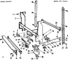 Kenmore 587770001 frame details diagram